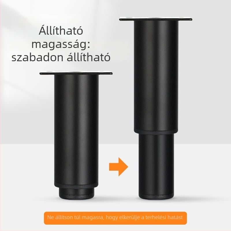 Rozsdamentes acél bútorláb kanapéhoz és TV-szekrényhez, modell 2548, modern egyszerű stílus, galvanizálás