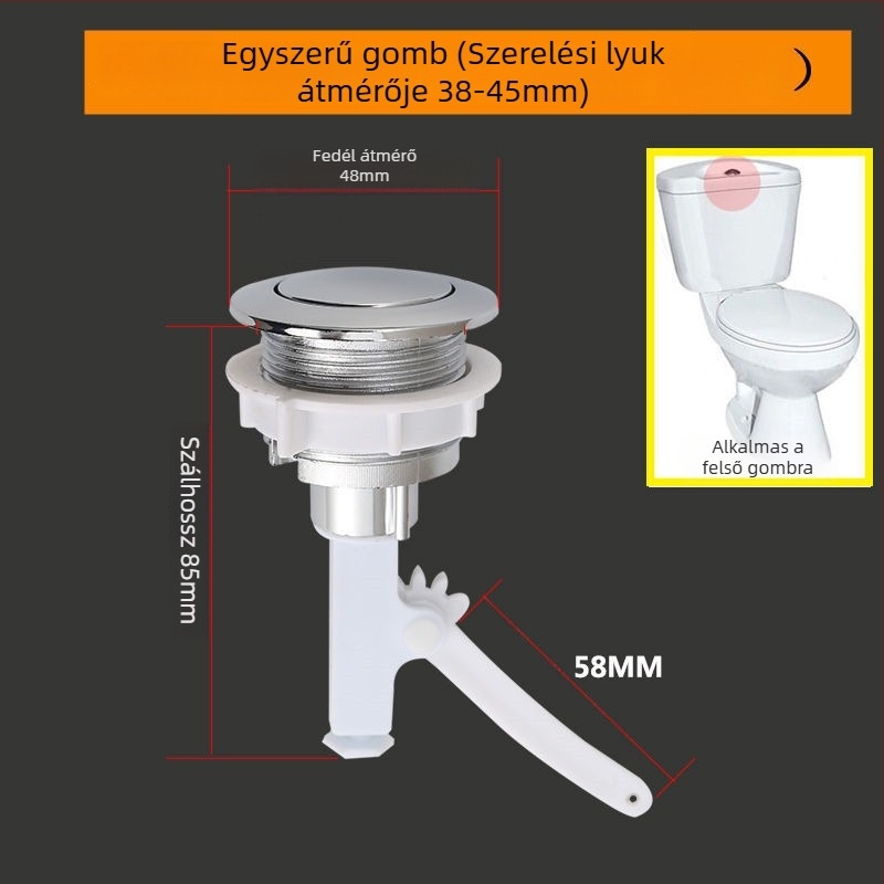 WC tartály kiegészítők, modern minimál stílus, termékkód Cp #241461008952, anyag: Egyéb, használati mód: 1, tanúsítvány: Nincs