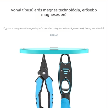 Horgász etetődoboz erős mágneses lemez és függőleges horogtartó, ABS műanyag; márka Drooping string; licencelt magánmárkák elérhetők