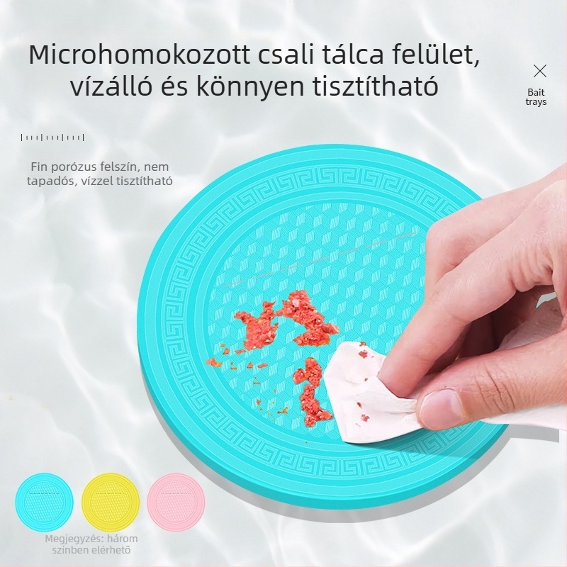 Horgász etetődoboz erős mágneses lemez és függőleges horogtartó, ABS műanyag; márka Drooping string; licencelt magánmárkák elérhetők