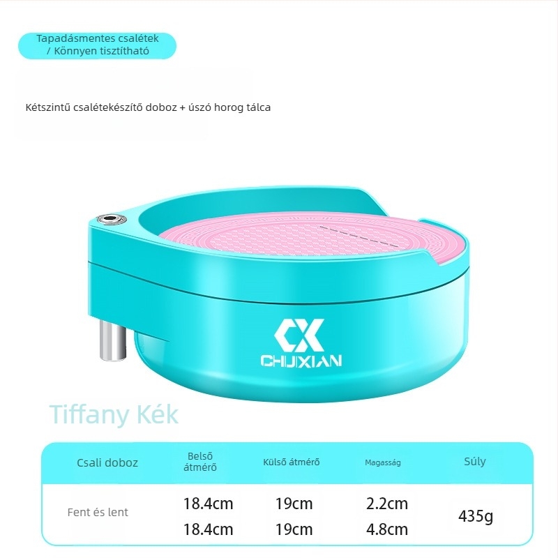 Horgász etetődoboz erős mágneses lemez és függőleges horogtartó, ABS műanyag; márka Drooping string; licencelt magánmárkák elérhetők