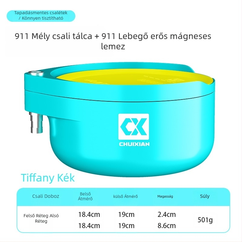 Horgász etetődoboz erős mágneses lemez és függőleges horogtartó, ABS műanyag; márka Drooping string; licencelt magánmárkák elérhetők