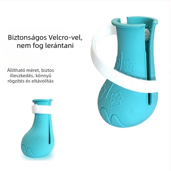 Gumiból készült macska cipő, csúszásmentes, rajzfilm stílus, egyszínű mintázat