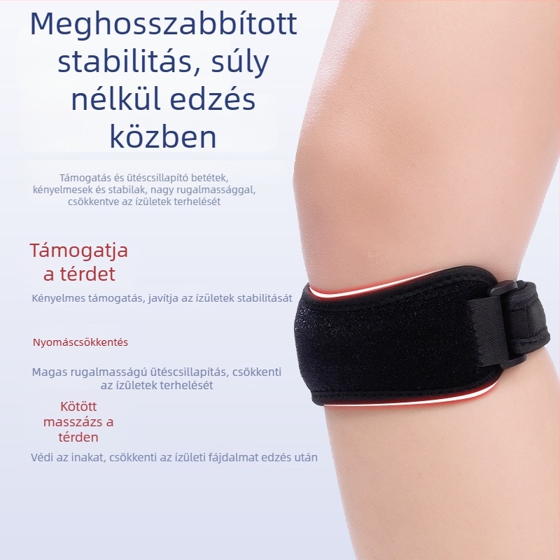Hegymászás és kerékpározás – könnyű, lélegző térdvédő; Anyag: poliészter rost; Védelmi terület: térd; Alkalmazható sportok: hegymászás; Súly: kevesebb mint 100 g