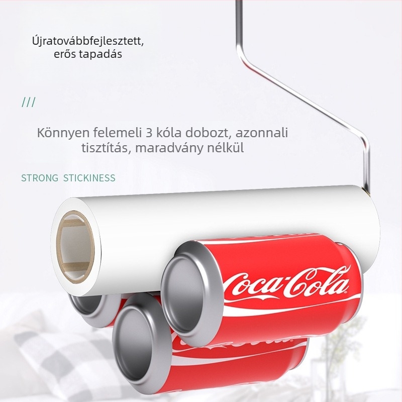 Ragasztó görgő a szőrök eltávolításához papírtapaszokkal | Márka First House | Megjelenés: tavasz 2022 | Stílus: modern, egyszerű | Kategória: Ragadós görgő és szőr eltávolítása