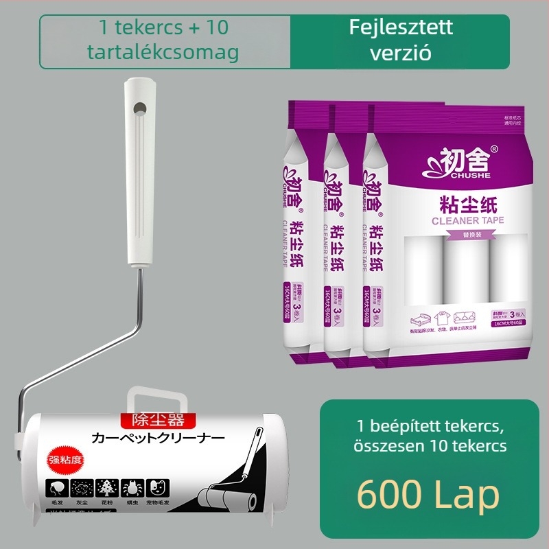 Ragasztó görgő a szőrök eltávolításához papírtapaszokkal | Márka First House | Megjelenés: tavasz 2022 | Stílus: modern, egyszerű | Kategória: Ragadós görgő és szőr eltávolítása