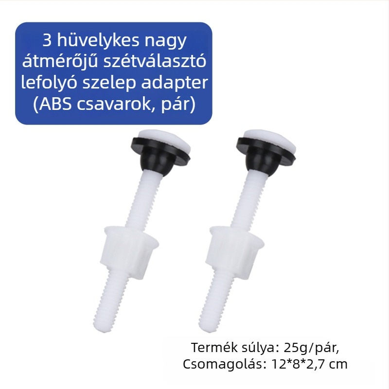 WC öblítő szelep - réz és ABS; injektálási formázás + megmunkálás; manuális üzemmód; univerzális tartozék a víztartályhoz