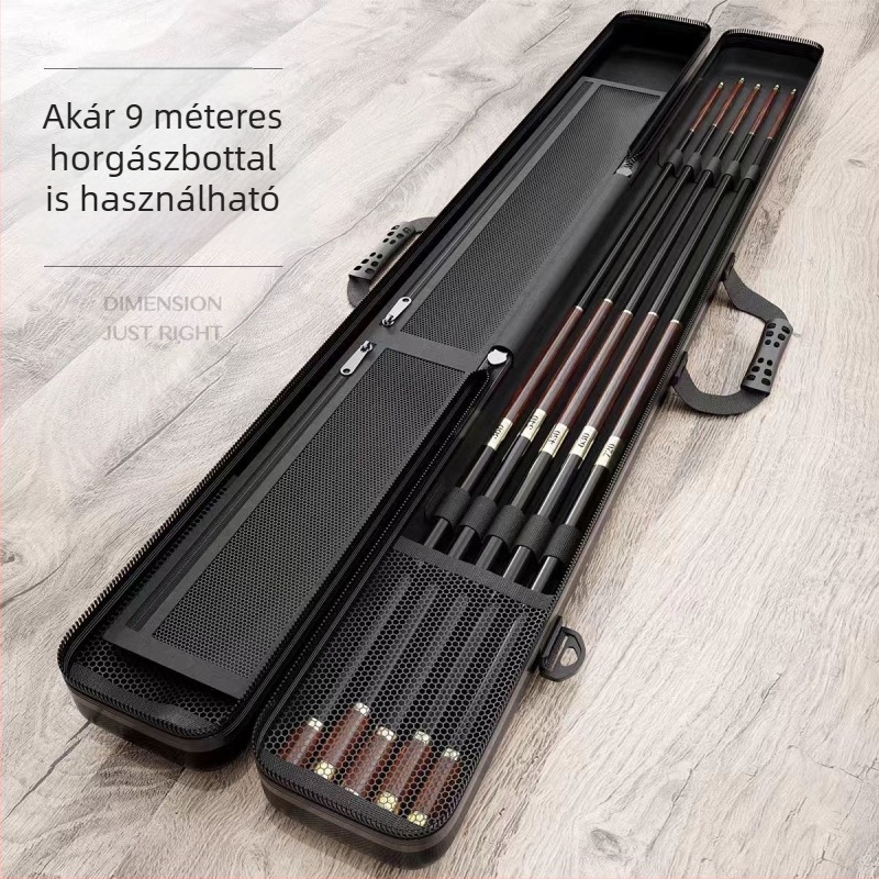 Új merev héjú horgászbot táska, téglalap alakú vízálló tároló doboz