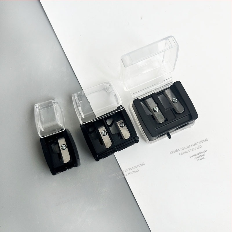 Többfunkciós sminkeszköz szemceruza, szájkontúr ceruza és szemöldök ceruza számára, ceruzahegyezővel és trimming eszközzel