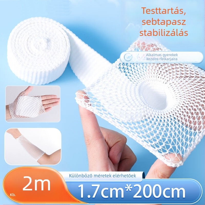 Yilunte légáteresztő hálószövésű elasztikus csőbandázs fejre, karra és ujjakra; kosárlabdához, futáshoz és fitneszhez.