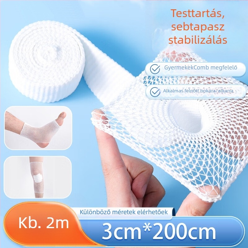 Yilunte légáteresztő hálószövésű elasztikus csőbandázs fejre, karra és ujjakra; kosárlabdához, futáshoz és fitneszhez.