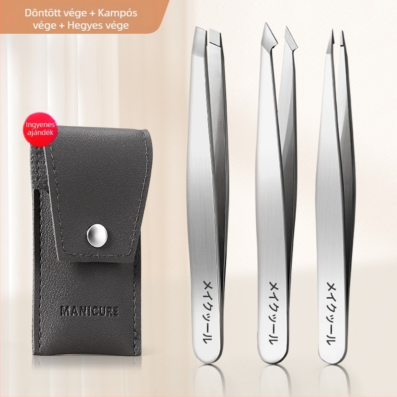 Szemöldök clip-készlet — rozsdamentes acél eszközök, Yangjiang eredet, márka Create a Carpentry Room, magáncímke elérhető