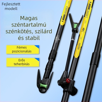 Giant Fin King Szén-kompozit Horgászbot Tartó Földi Állvánnyal és Többirányú Forgatással