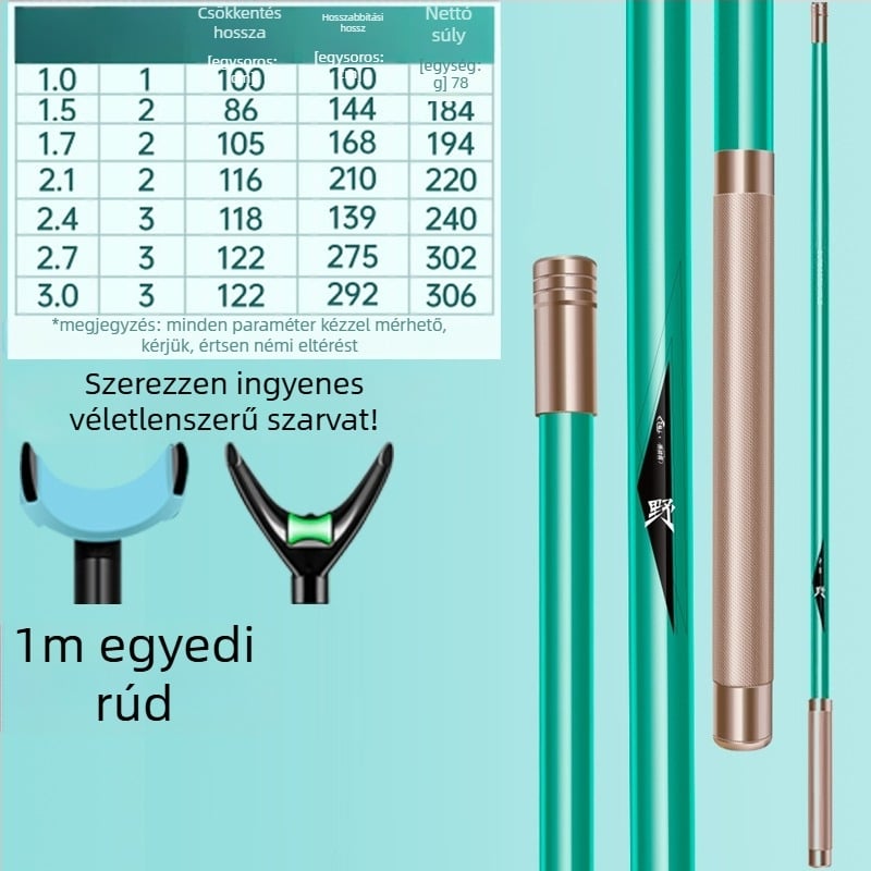 Giant Fin King Szén-kompozit Horgászbot Tartó Földi Állvánnyal és Többirányú Forgatással