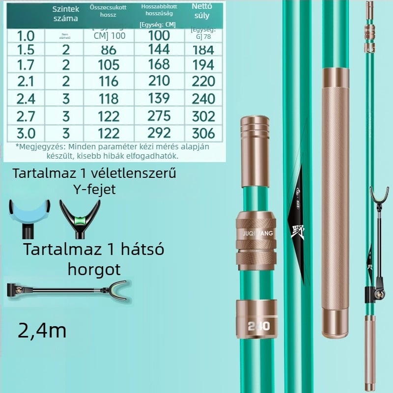 Giant Fin King Szén-kompozit Horgászbot Tartó Földi Állvánnyal és Többirányú Forgatással