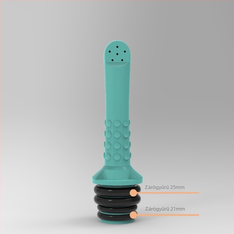 Intim higiénia irigátor, mini hordozható, AQUARINSE, PP anyag, Irrigator, használat: üres palack behelyezése, modern minimalista dizájn