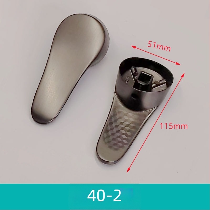 Csaptelep kapcsolókar — cinkötvözet bevonattal; húzás-fel-le működés; víz balról jobbra; modern minimalist stílus.