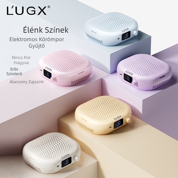 Körömpor-gyűjtő, akkumulátoros, nagy szívóerő, alacsony zajszint, turbinás ventilátor, Modell LG-207/LG-207S