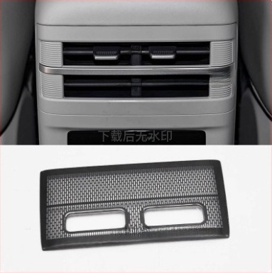 Belső porvédő fedél a hangszórógyűrűhöz és a központi szellőzőhöz, modell Equation Leopard Titanium 7, rozsdamentes acél