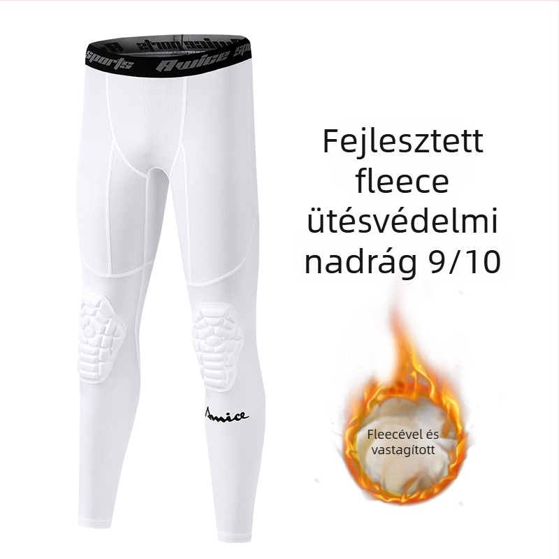 Gyerekeknek térdvédős kompressziós harisnya, szivacs anyaggal, csuklóvéd, elasztikus, taekwondohoz