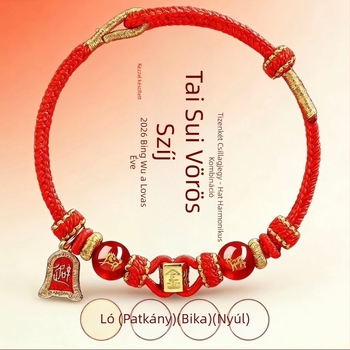 Kézzel szőtt kötél karkötő, uniszex, eredeti dizájn, 2026 tavasz