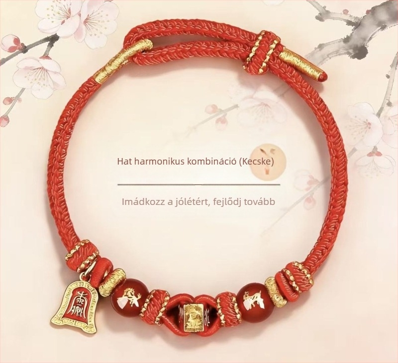 Kézzel szőtt kötél karkötő, uniszex, eredeti dizájn, 2026 tavasz