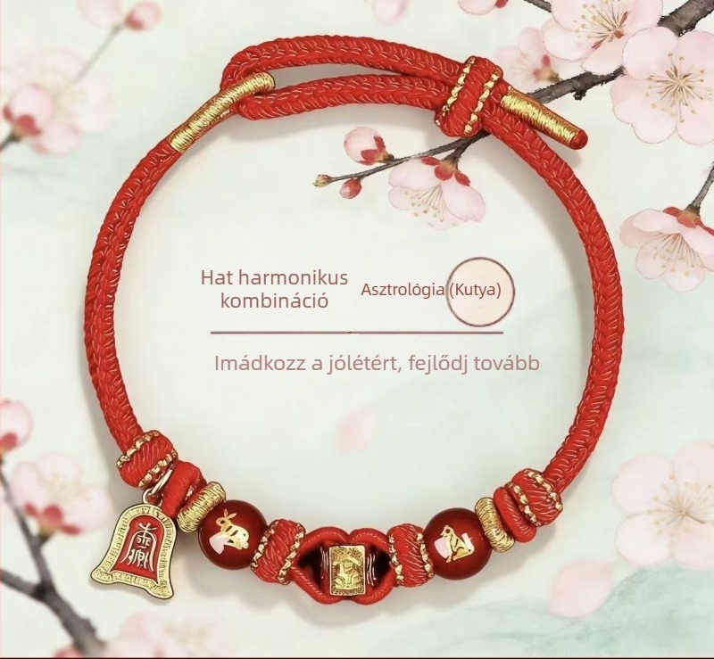 Kézzel szőtt kötél karkötő, uniszex, eredeti dizájn, 2026 tavasz