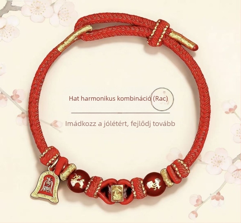 Kézzel szőtt kötél karkötő, uniszex, eredeti dizájn, 2026 tavasz