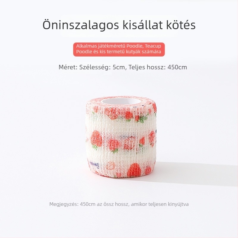 Vízálló kutya esőcsizmái, csúszásmentes talppal, öntapadó kötésű lábvédőkkel — univerzális illeszkedés