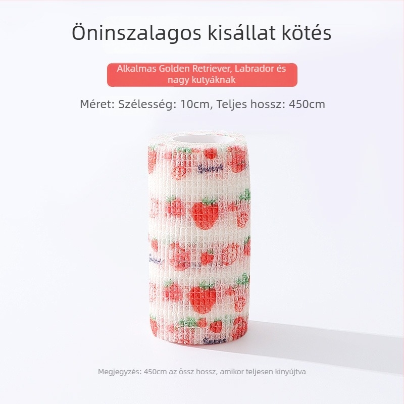 Vízálló kutya esőcsizmái, csúszásmentes talppal, öntapadó kötésű lábvédőkkel — univerzális illeszkedés