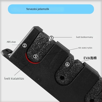 Horgászbotok tároló állvány – falra szerelhető, kijelző és rendező