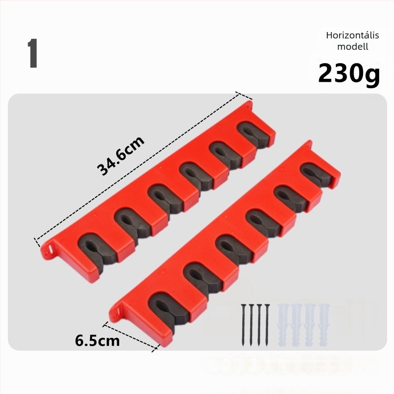 Horgászbotok tároló állvány – falra szerelhető, kijelző és rendező