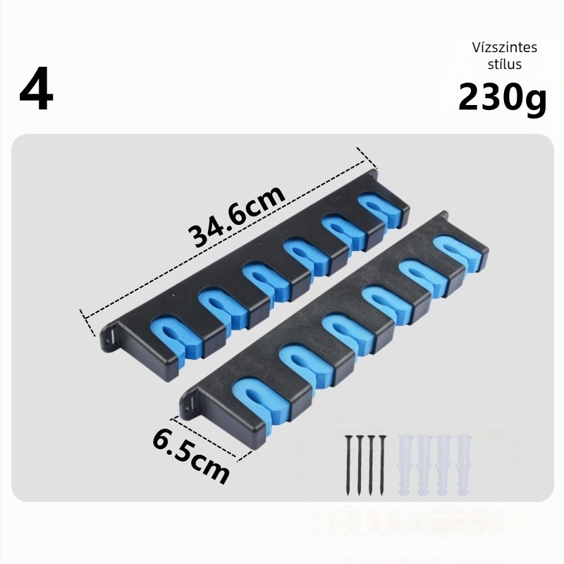 Horgászbotok tároló állvány – falra szerelhető, kijelző és rendező