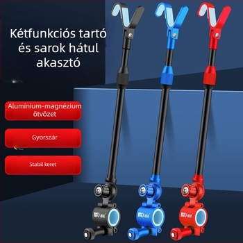 Mengda univerzális fémből készült horgászbot tartó, S-típusú, csúszásmentes, alumínium ötvözet