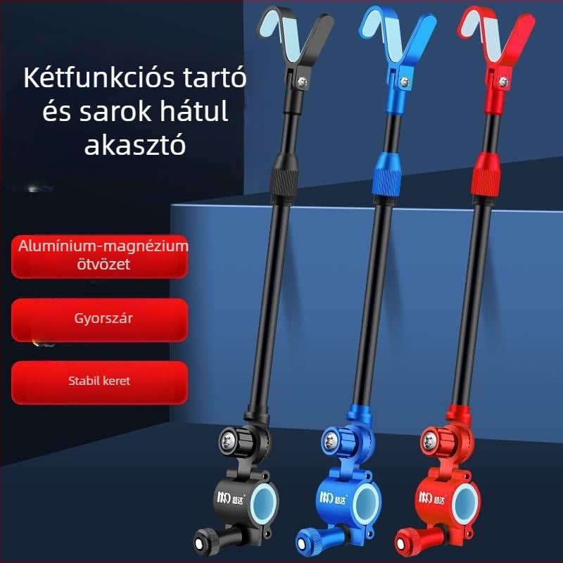 Mengda univerzális fémből készült horgászbot tartó, S-típusú, csúszásmentes, alumínium ötvözet