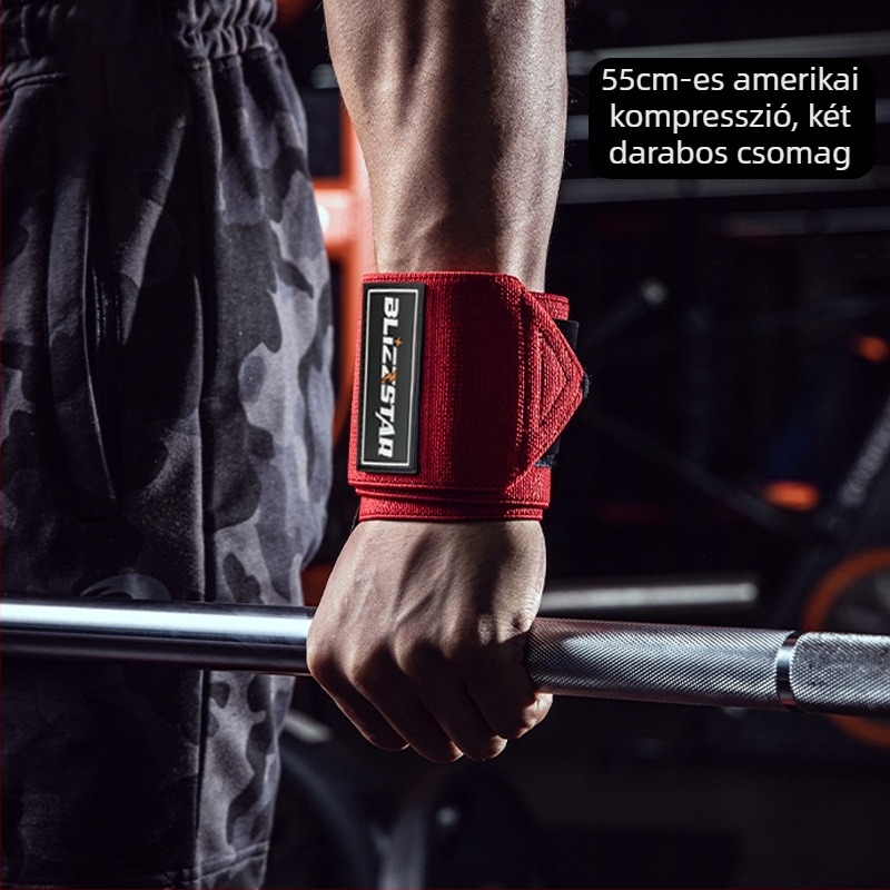 Blizzstar Fitnesz csukló szalag — Spandex, Csuklóvédelem, Általános használat