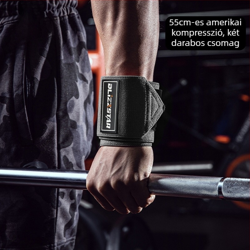Blizzstar Fitnesz csukló szalag — Spandex, Csuklóvédelem, Általános használat