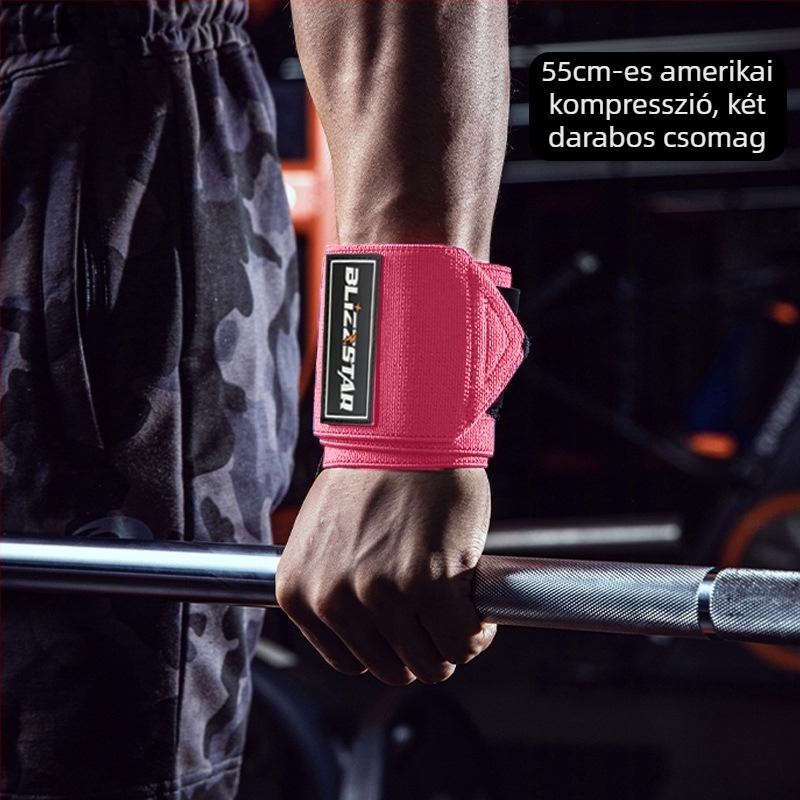 Blizzstar Fitnesz csukló szalag — Spandex, Csuklóvédelem, Általános használat