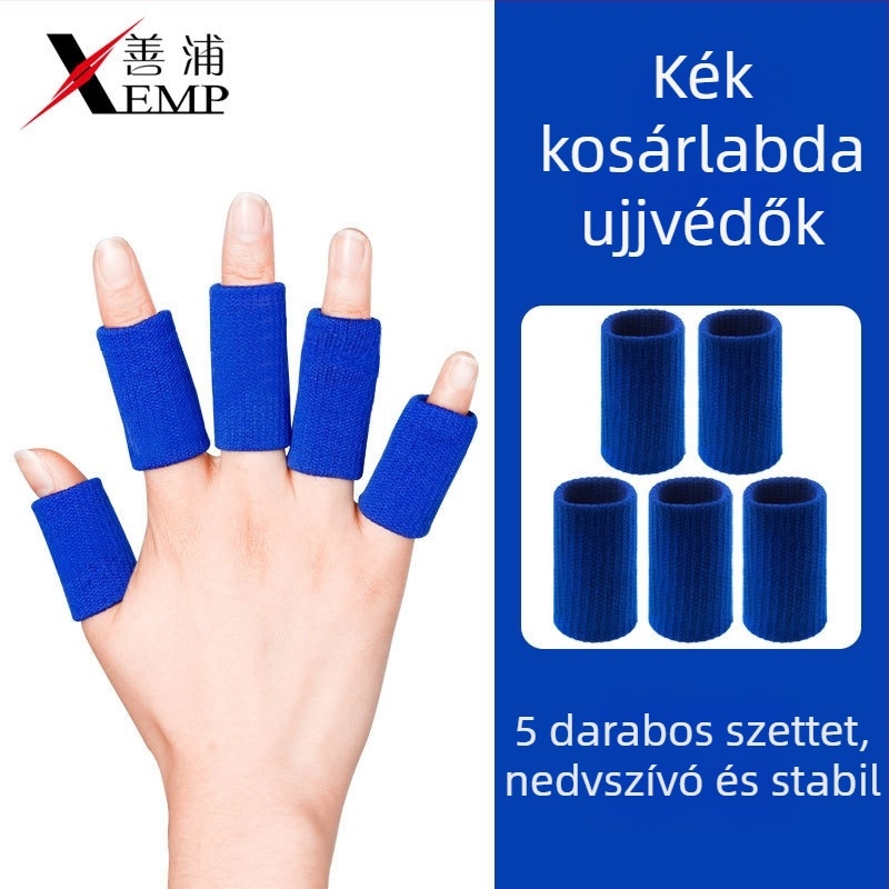 Kosaras ujjvédő – öntapadó, kompressziós védelem ficam ellen, ujj ízületének támogatása, felnőttek, poliészter rost