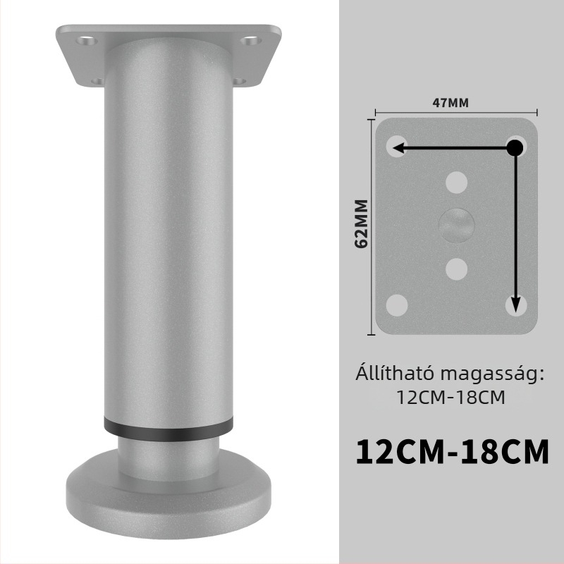Szerelhető bútorlábak: acél lábak asztalokhoz, kanapákhoz és szekrényekhez, modell 0078, Bai Gu, modern minimalista stílus