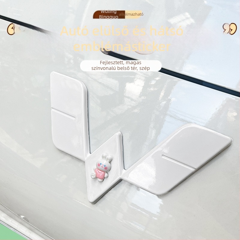 Wuling Bingo elő- és hátsó logó dekoráló matrica készlet, ABS anyag