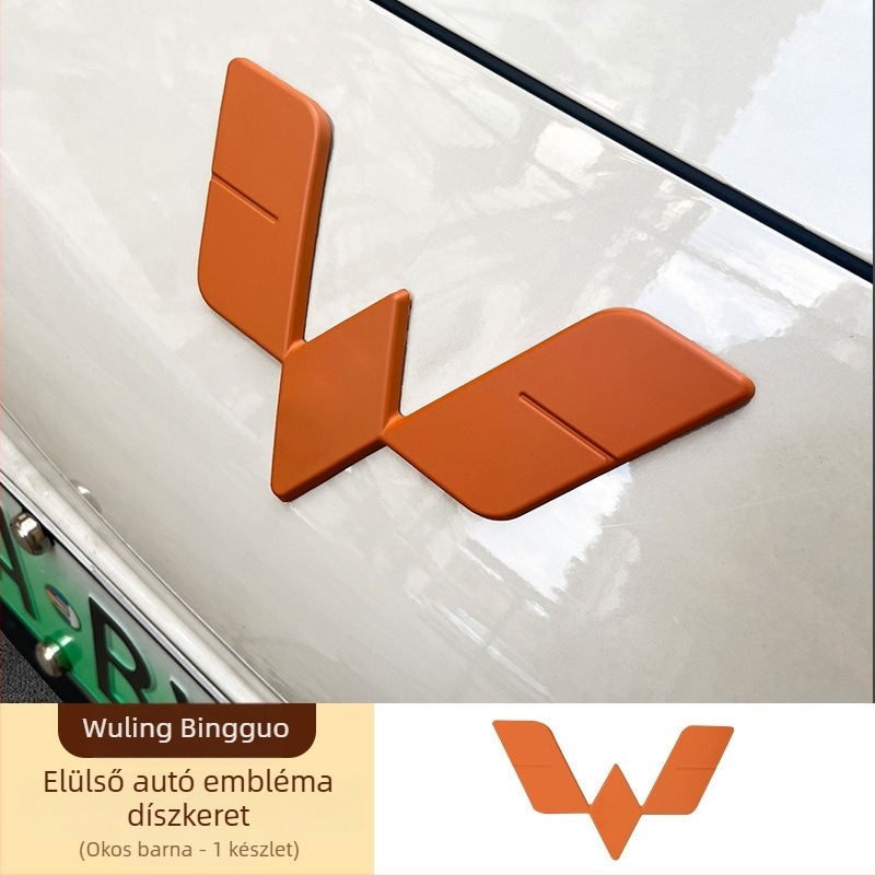 Wuling Bingo elő- és hátsó logó dekoráló matrica készlet, ABS anyag