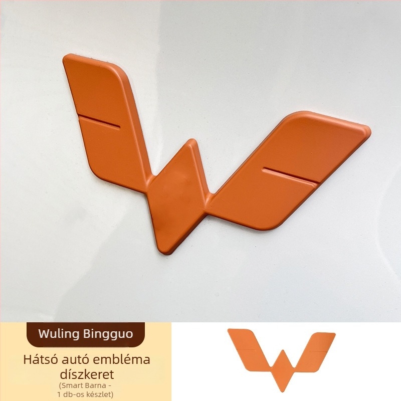 Wuling Bingo elő- és hátsó logó dekoráló matrica készlet, ABS anyag