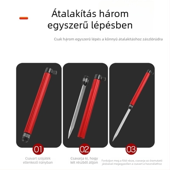 Huiyu Barn Hordozható horgász eszköz alumínium ötvözetből, etetőtálcával és földbe szúrható botállvánnyal