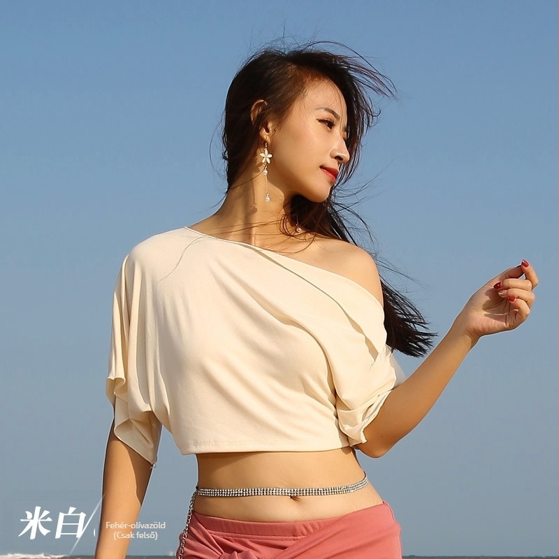 Belly Dance ruhaszett — orientális stílus, egyszínű minta, bordás anyag, poliészter (Márka BELLYQUEEN/Dancer; felnőtt nőknek; Belly Dance)