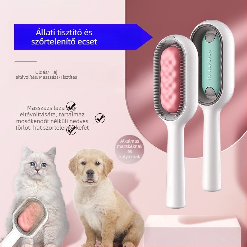 Kisállat szőrmentesítő kefe – ABS anyag, licencelhető magáncímke, 45 darabos csomag, Márka: Pet has gravity