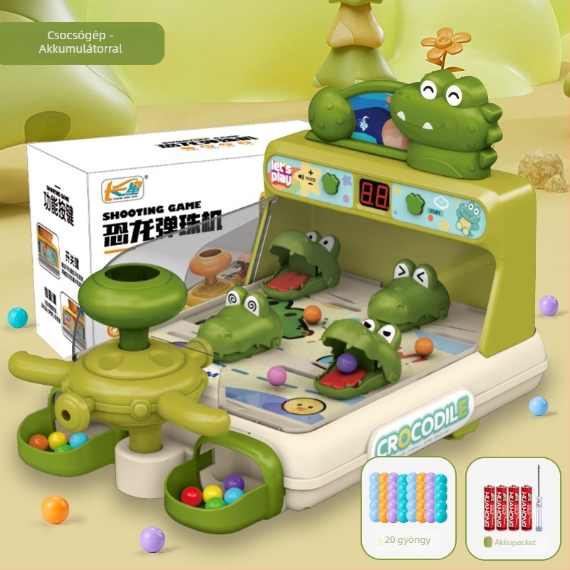 Gyerekeknek szóló golyó dobó játékgép — ABS anyag, űr téma, célpont pontozás, hang- és fényüzemmódok, 4–6 éveseknek