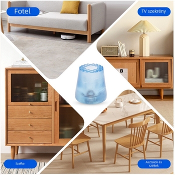 Gumi lábvédők bútorokhoz – asztal és szék lábakhoz, csúszásmentes, kopásálló, magasságot növelő, modell 001, márka Guheng