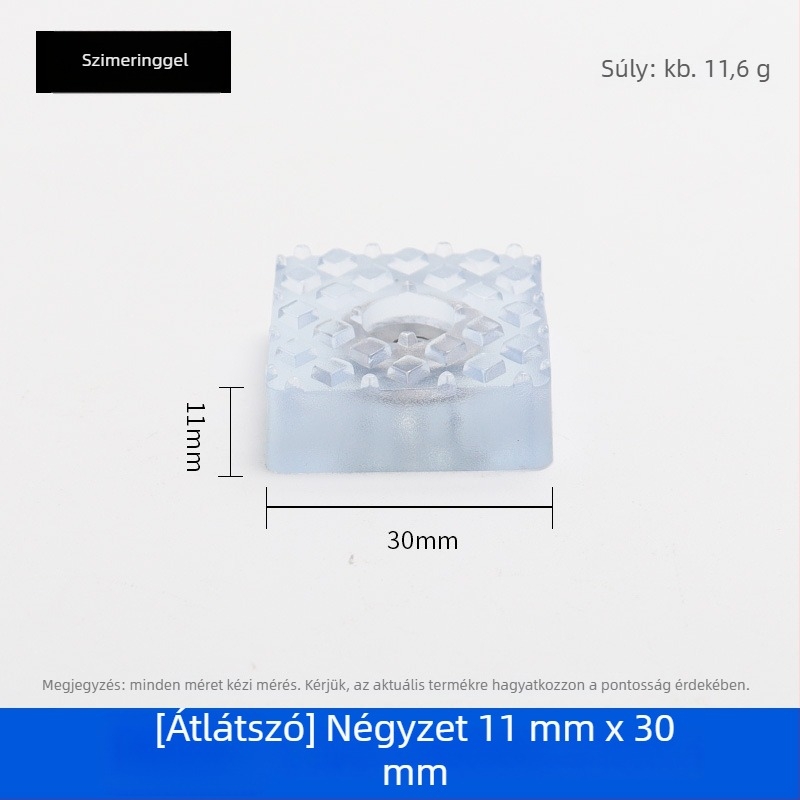 Gumi lábvédők bútorokhoz – asztal és szék lábakhoz, csúszásmentes, kopásálló, magasságot növelő, modell 001, márka Guheng