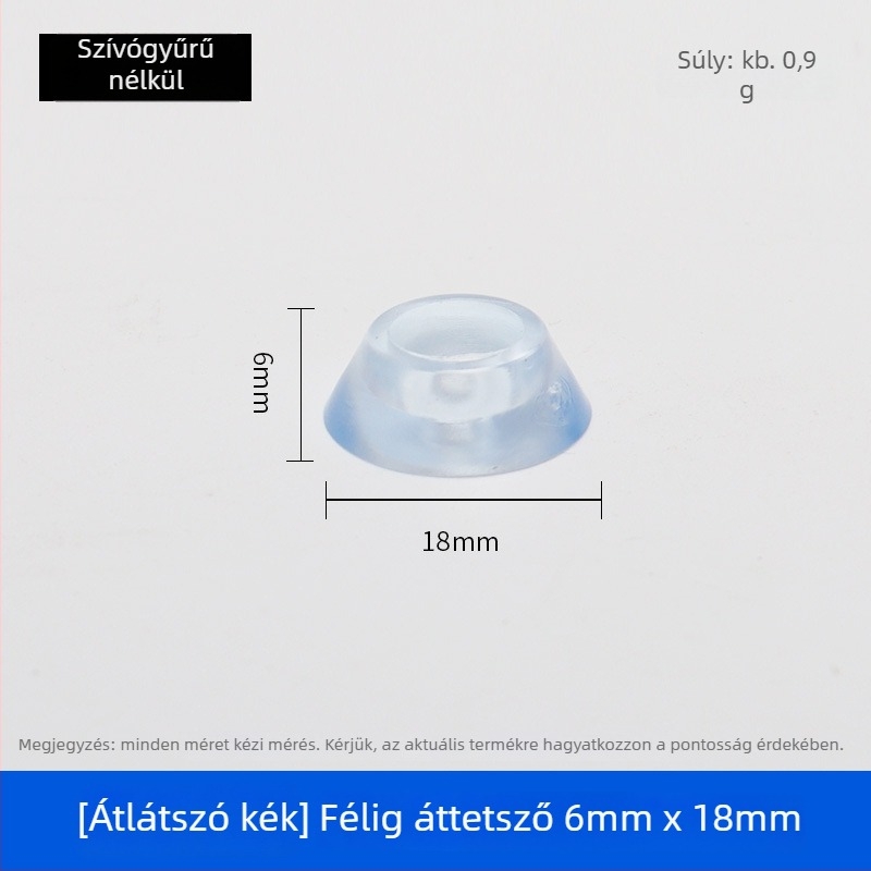 Gumi lábvédők bútorokhoz – asztal és szék lábakhoz, csúszásmentes, kopásálló, magasságot növelő, modell 001, márka Guheng